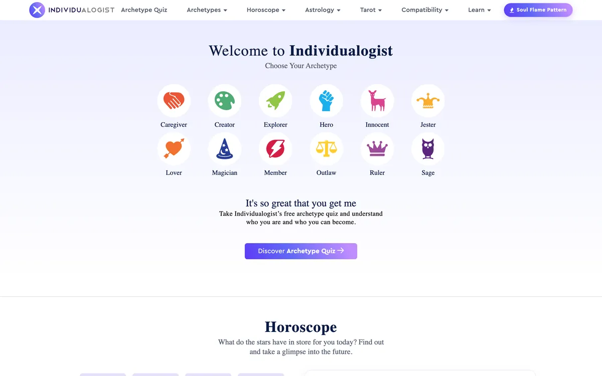 Individualogist website