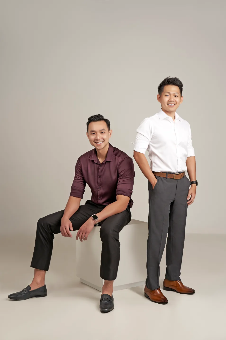 Wilson Lau and Aaron Lin, founders of Mettlence